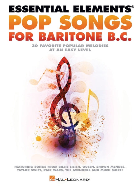 ESSENTIAL ELEMENTS POP SONGS FOR BARITONE BC
