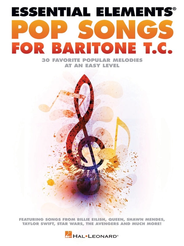 ESSENTIAL ELEMENTS POP SONGS FOR BARITONE TC