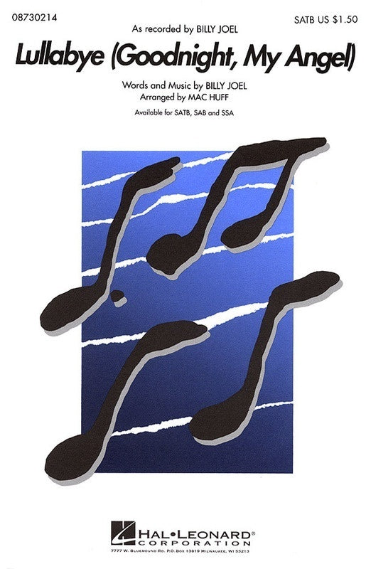 LULLABYE  GOODNIGHT MY ANGEL SAB