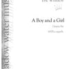 A BOY AND A GIRL SATB A CAPPELLA