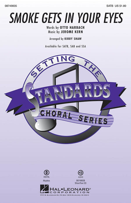 SMOKE GETS IN YOUR EYES SATB