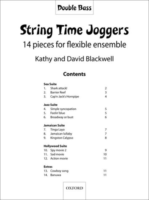STRING TIME JOGGERS DOUBLE BASS PART
