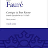 CANTIQUE DE JEAN RACINE SATB ARR RUTTER