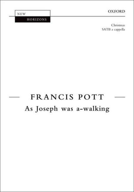 AS JOSEPH WAS A-WALKING SATB