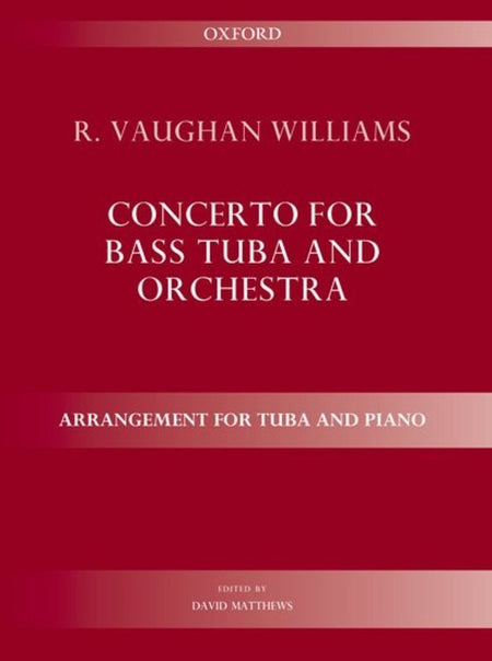 VAUGHAN WILLIAMS - CONCERTO TUBA/PIANO