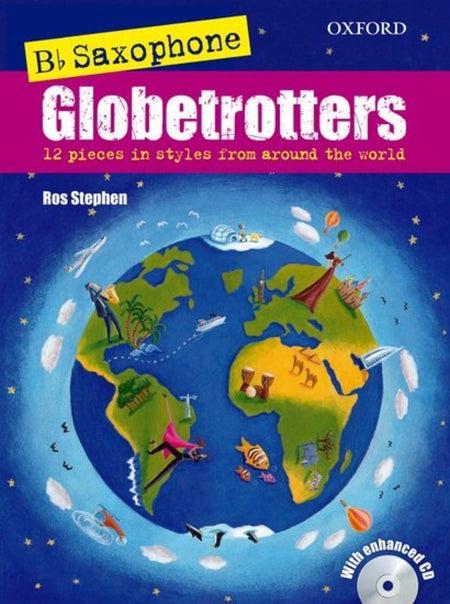SAXOPHONE GLOBETROTTERS B FLAT TENOR BK/CD
