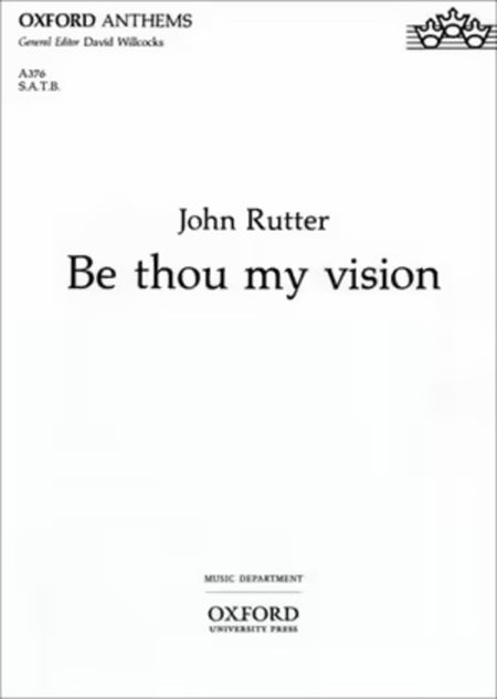 BE THOU MY VISION SATB/PNO