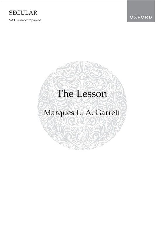 THE LESSON SATB A CAPPELLA