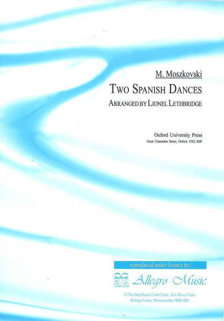 MOSZKOWSKI - 2 SPANISH DANCES CLARINET/PIANO (ARCHIVE)