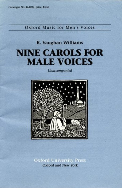 CAROLS 9 FOR MALE VOICE ARR VAUGHAN WILLIAMS