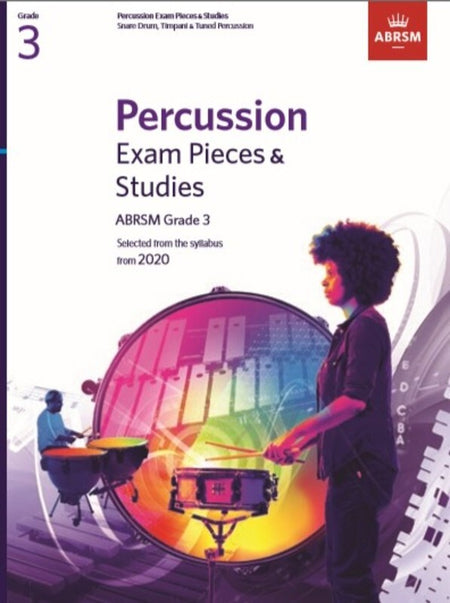 ABRSM PERCUSSION EXAM PIECES & STUDIES GR 3