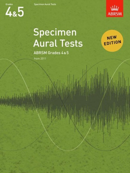 ABRSM SPECIMEN AURAL TESTS GR 4-5 FROM 2011