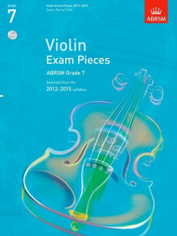 A B VIOLIN EXAM PIECES 2012-15 GR 7 W/PNO & 2CDS