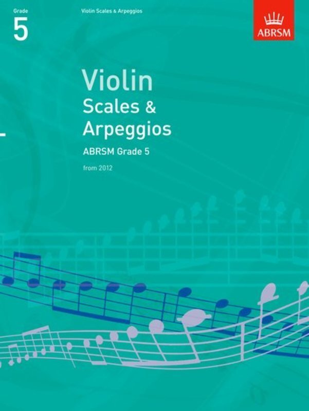 ABRSM VIOLIN SCALES & ARPEGGIOS GR 5 GROM 2012