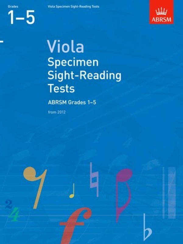 ABRSM VIOLA SPECIMEN SIGHT READING GR1-5 FROM 2012