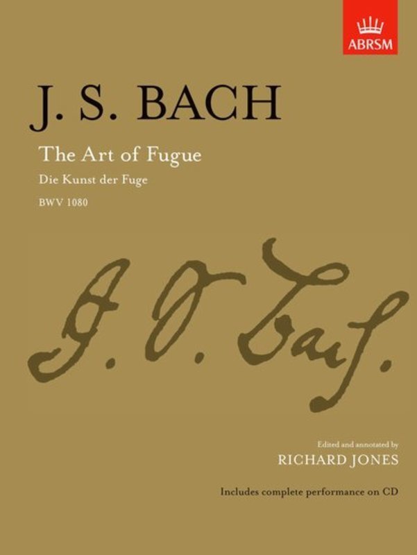ART OF THE FUGUE BK/CD ED JONES