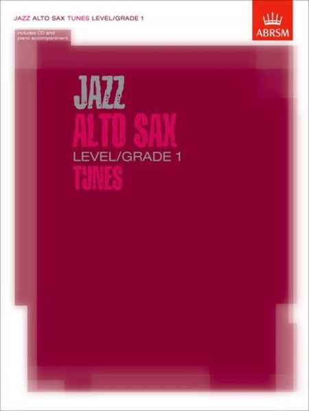 JAZZ ALTO SAX TUNES GR 1 SAX/PNO BK/CD