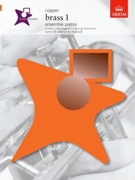 MUSIC MEDALS BRASS 1 ENSEMBLE PIECES COPPER