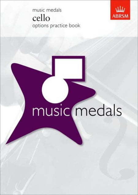 MUSIC MEDALS CELLO OPTIONS PRACTICE BOOK VLC