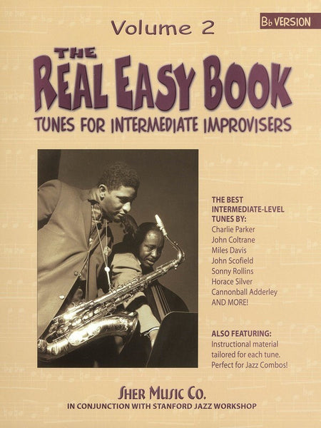 REAL EASY BOOK VOL 2 INTERMED IMPROV B FLAT VERS