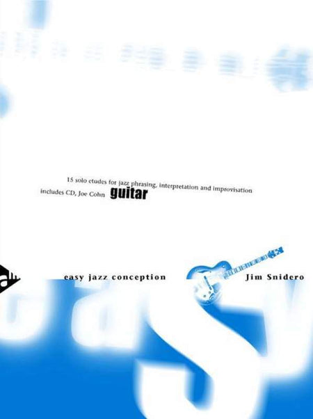 EASY JAZZ CONCEPTION GUITAR BK/CD
