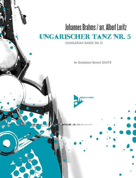 HUNGARIAN DANCE NO 5 SAATB SAX QUINTET SC/PTS