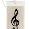 ID TAG SOFT RUBBER TREBLE CLEF