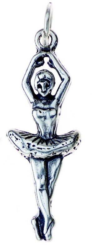 STERLING SILVER CHARM BALLET DANCER