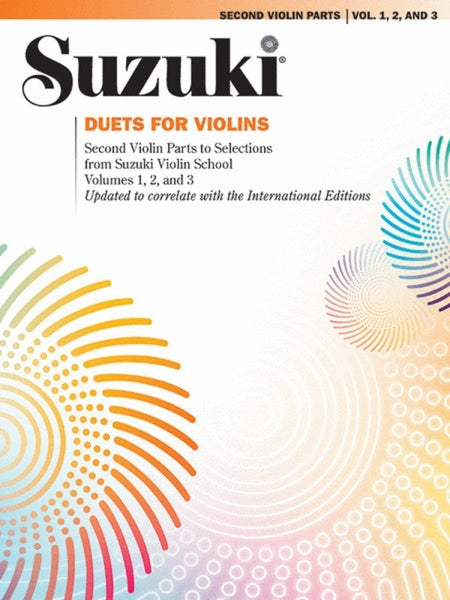 SUZUKI - DUETS FOR VIOLINS SECOND VIOLIN PARTS