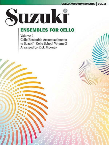 SUZUKI ENSEMBLES FOR CELLO VOL 2