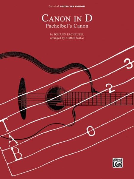 PACHELBEL - CANON IN D GUITAR TAB S/S