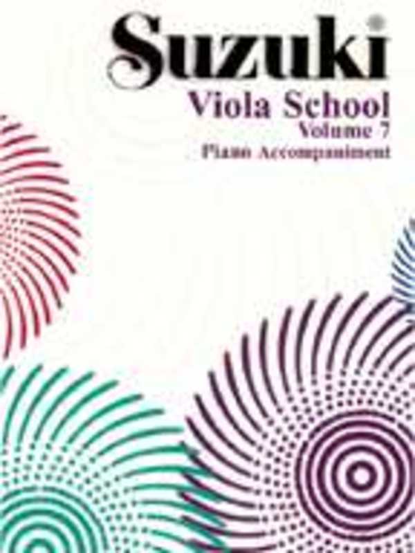 SUZUKI VIOLA SCHOOL VOL 7 PIANO ACCOMPANIMENT