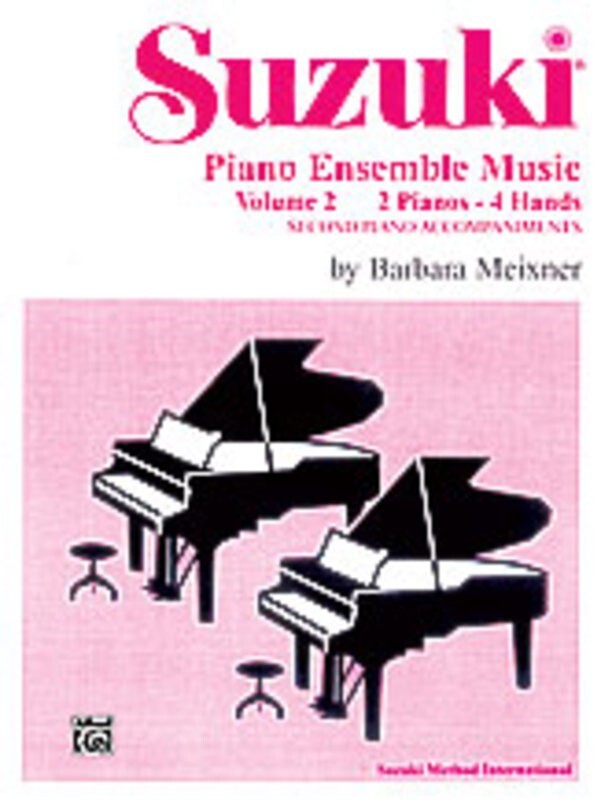 SUZUKI PIANO ENSEMBLE MUSIC VOL 2 PIANO DUO ACCOMP