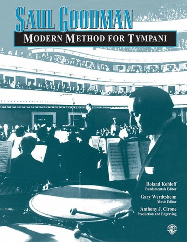 SAUL GOODMAN - MODERN METHOD FOR TIMPANI