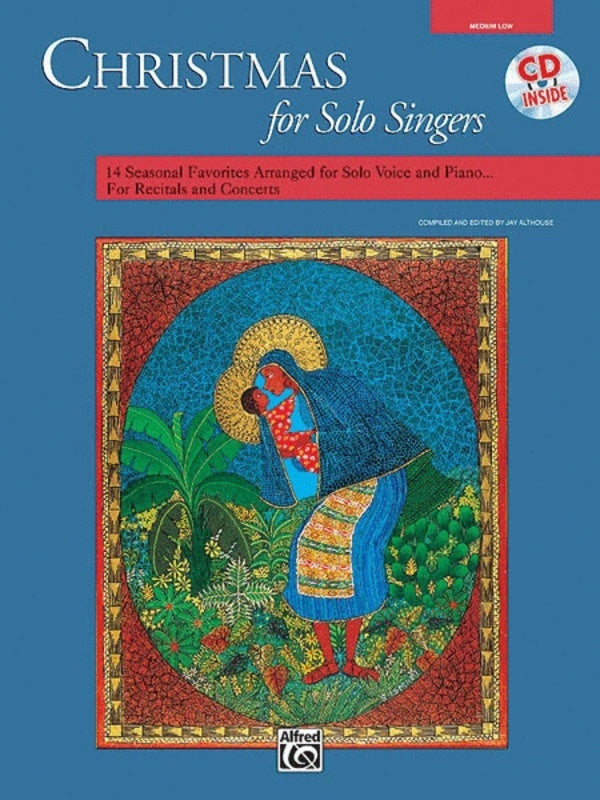 CHRISTMAS FOR SOLO SINGERS MEDIUM LOW BK/CD