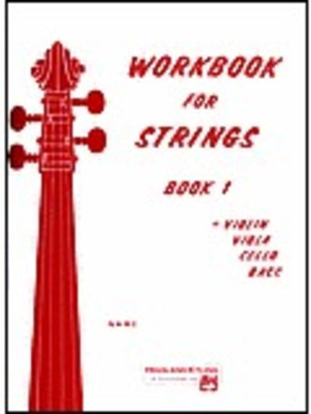 WORKBOOK FOR STRINGS BK 1 VIOLIN