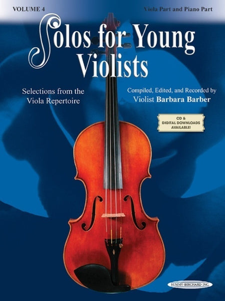 SOLOS FOR YOUNG VIOLISTS VOL 4 VIOLA/PIANO
