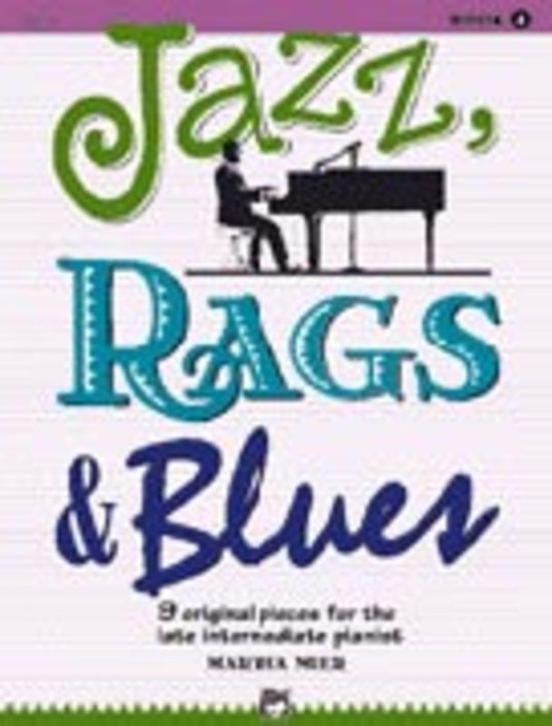 JAZZ RAGS & BLUES BK 4 BK/OLA