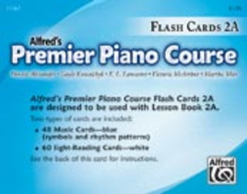 PREMIER PIANO COURSE FLASH CARDS 2A
