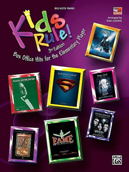 KIDS RULE BOX OFFICE HITS 3RD ED BIG NOTE PIANO