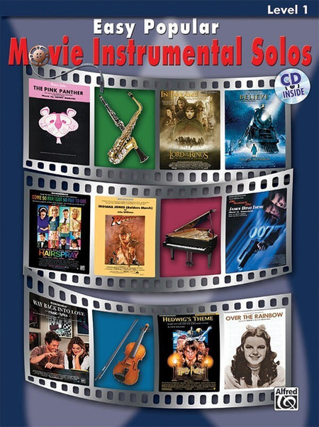 EASY POPULAR MOVIE INSTR SOLOS FLUTE BK/OLA
