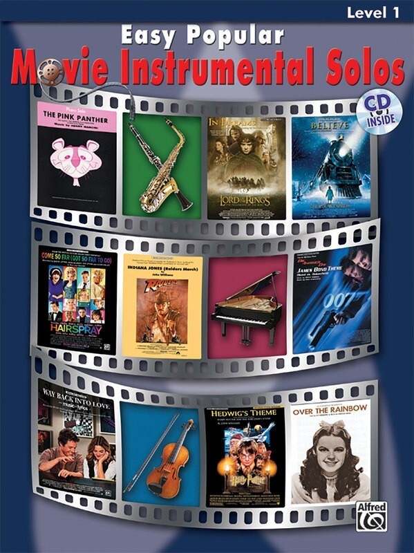 EASY POPULAR MOVIE INSTR SOLOS FLUTE BK/OLA