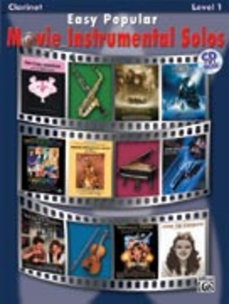 EASY POPULAR MOVIE INSTR SOLOS CLARINET BK/OLA
