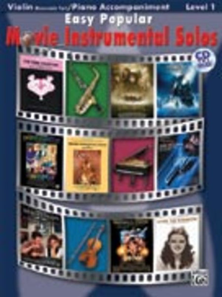 EASY POPULAR MOVIE INSTR SOLOS VIOLIN BK/CD
