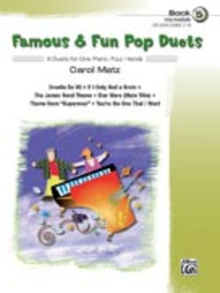 FAMOUS AND FUN POP DUETS BK 5 INTERMEDIATE