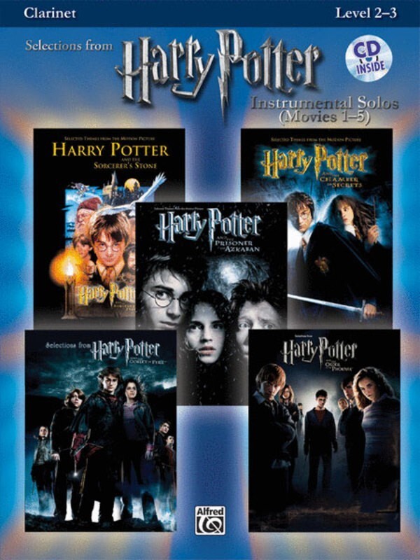 HARRY POTTER INSTR SOLOS MOVIES 1-5 CLARINET BK/OLA