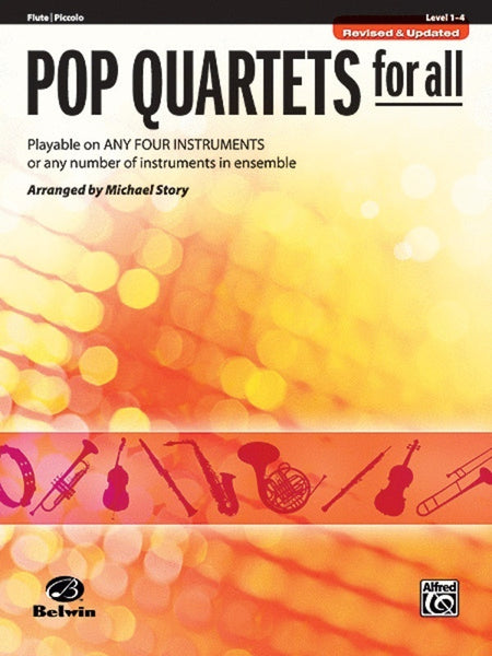 POP QUARTETS FOR ALL (REVISED) FLUTE/PICCOLO