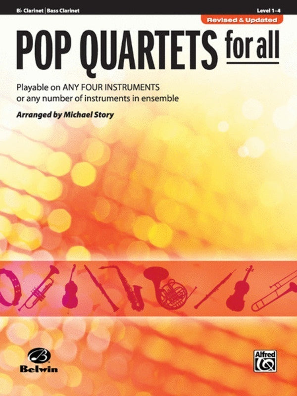 POP QUARTETS FOR ALL (REVISED) CLARINET/BASS CLARINET