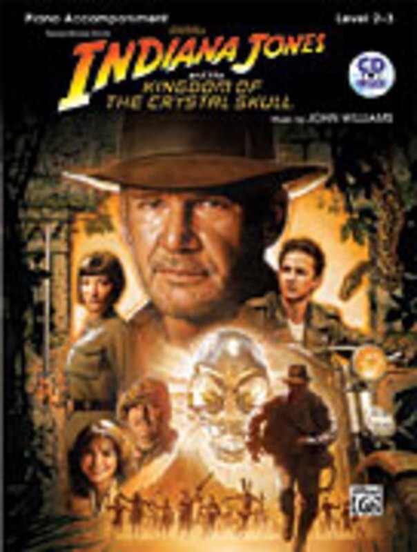 INDIANA JONES KINGDOM CRYSTAL SKULL PIANO ACC BK/CD