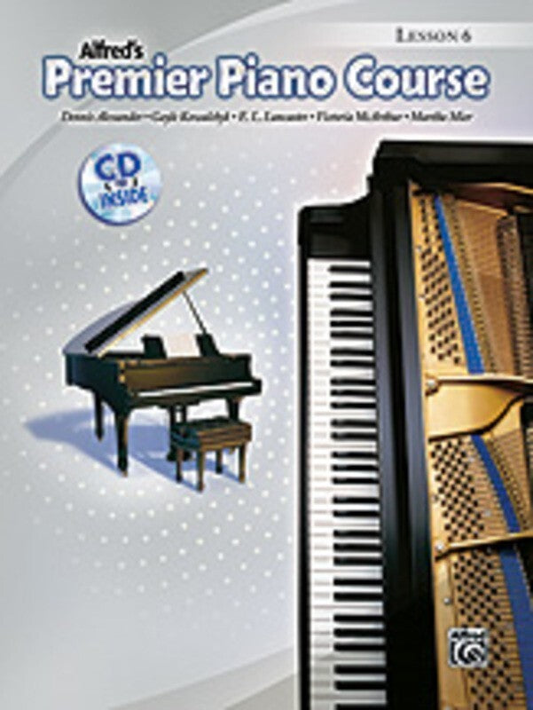 PREMIER PIANO COURSE LESSON 6 BK/CD